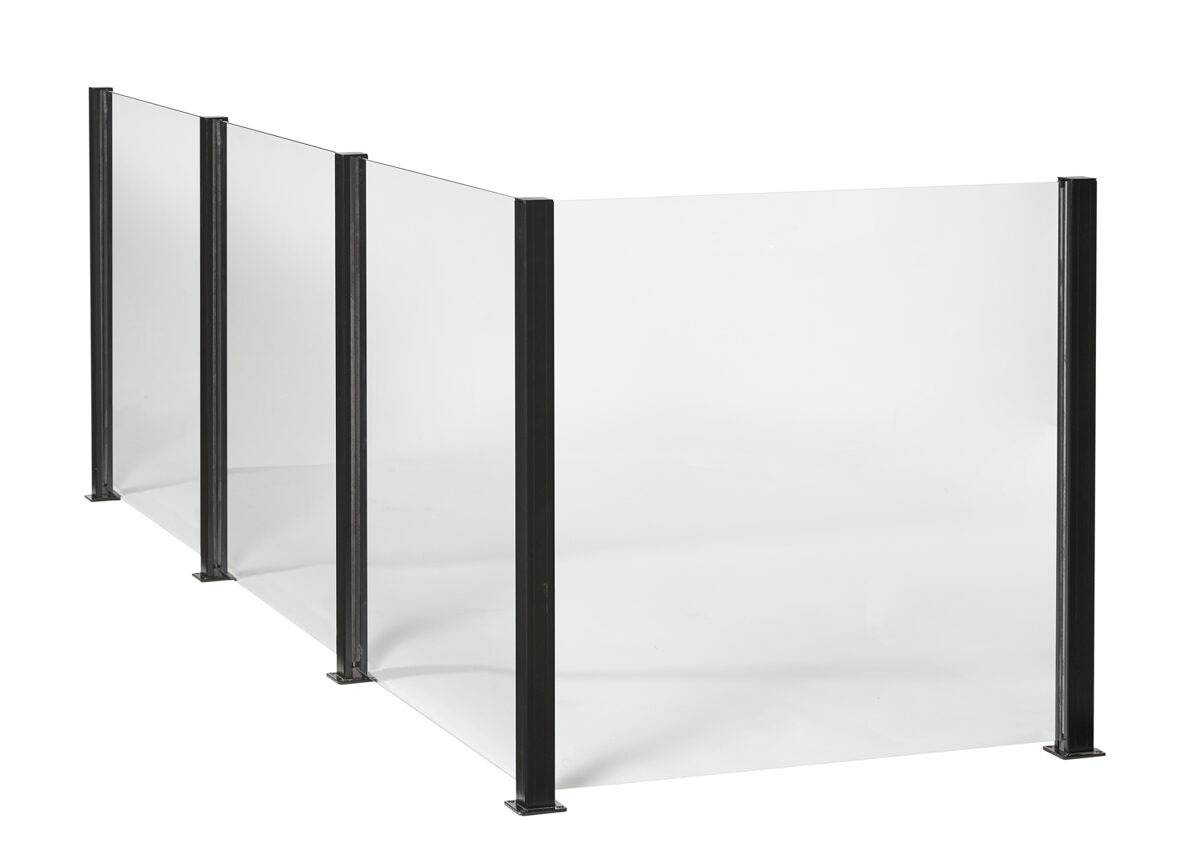 Smart Fence - skaidraus stiklo plokštė "95.modulis"