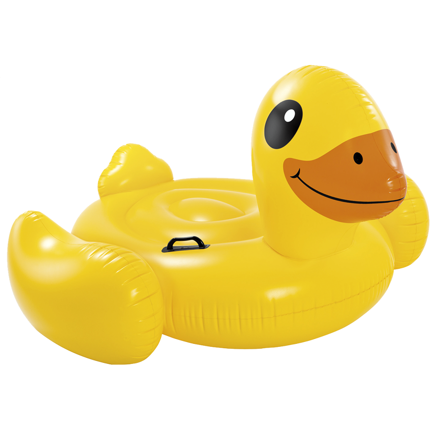 INTEX Duck Ride-On Yellow 147x147x81 cm