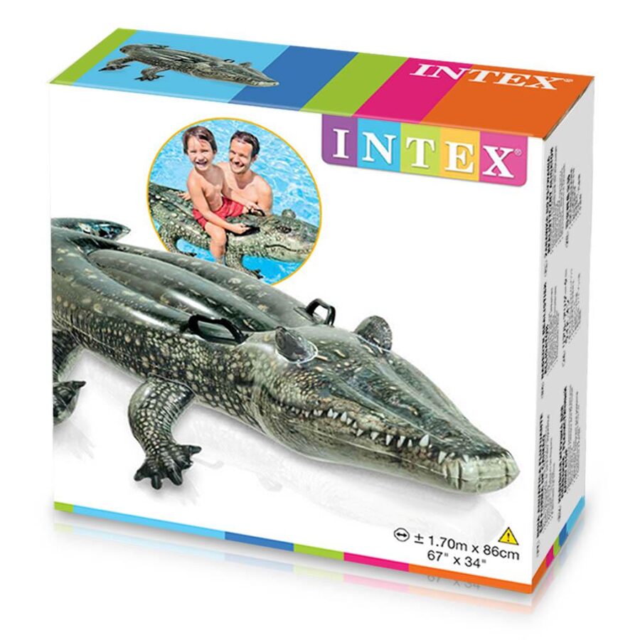INTEX Crocodile Float Ride-On