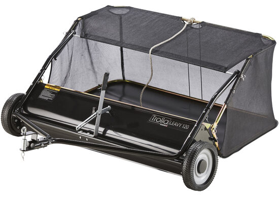 LEAVY 120 - zāles un lapu savācējs. Ierobežots daudzums. Atšķirīga etiķete.