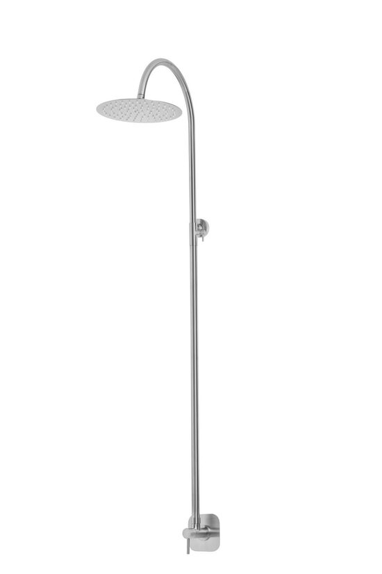 Kiillotetusta ruostumattomasta teräksestä valmistettu ulkosuihku