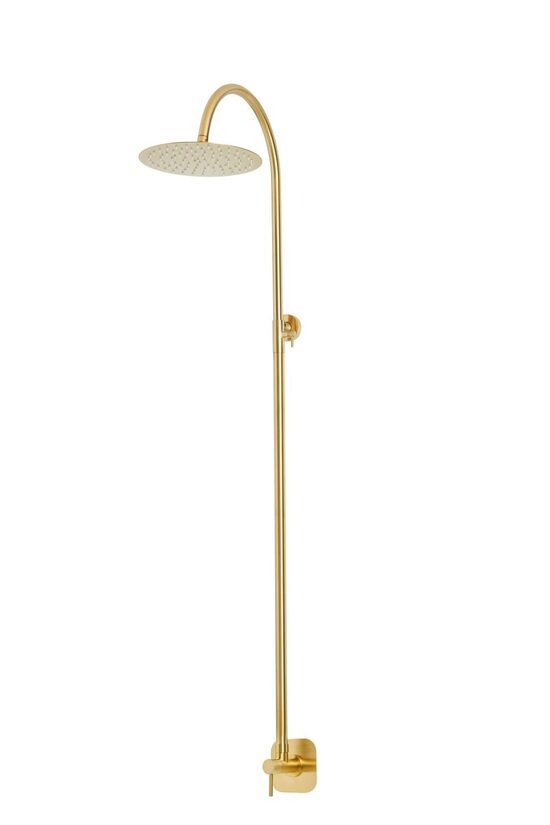 Ulkosuihku, kiillotettu messinkipinta