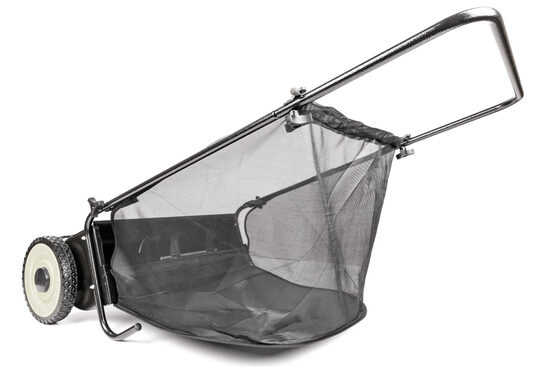 Stumiamo tipo žolės ir lapų rinktuvas, 198 l. Didelis krepšys.