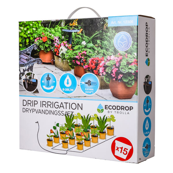 Pilienu laistīšanas komplekts - Dropsystem 2 - 15 "Ecodrop"