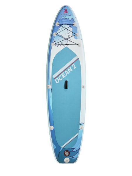 AIRFUN - Ocean 2 - 320 x 82 x 15 cm, Paddleboard ISUP AERUSURFI LAUD