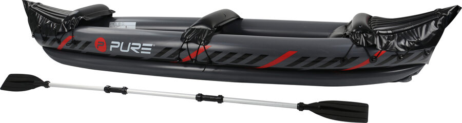 Inflatable kayak with paddle, 325 x 81 x 53 cm