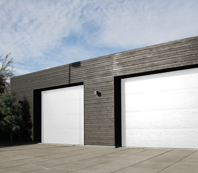 Segmentiniai garažo vartai – 2410 x 2140 (balta), Supergate 